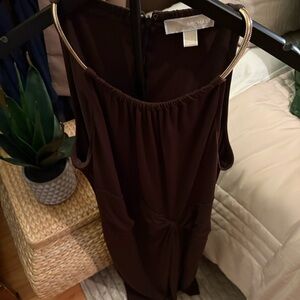 Michael Kors Chocolate Strapless Dress